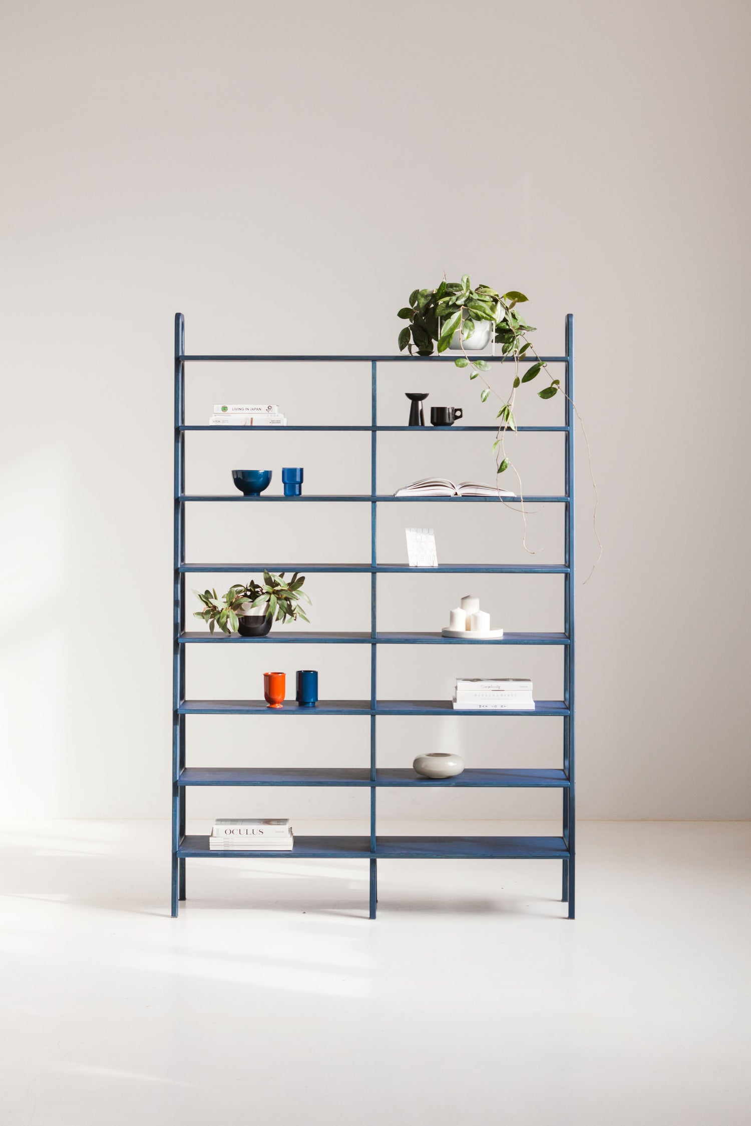 Bookcase Double Maxi Plus with 8 shelves