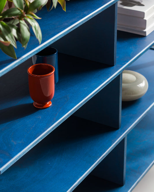 Bookcase Double Maxi Plus with 8 shelves