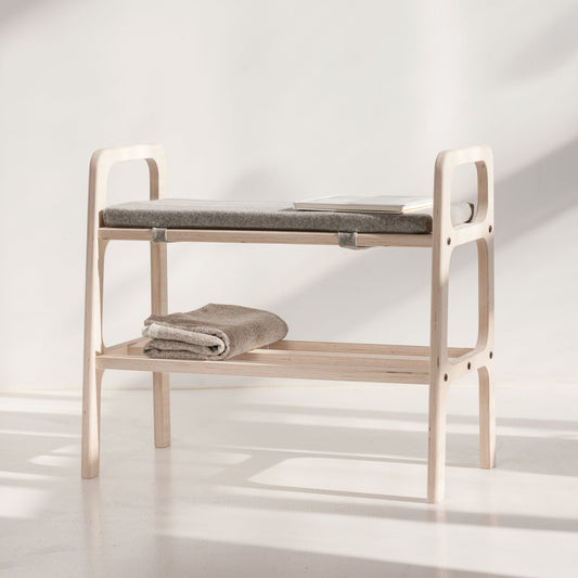 Bench with cushion