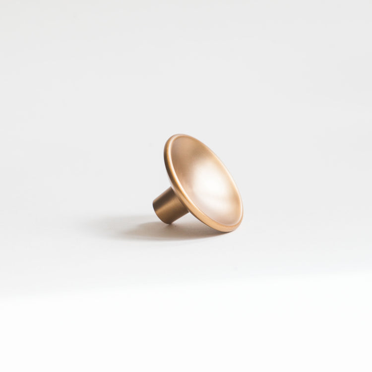 Disc brushed brass