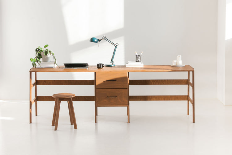 Desk with drawers