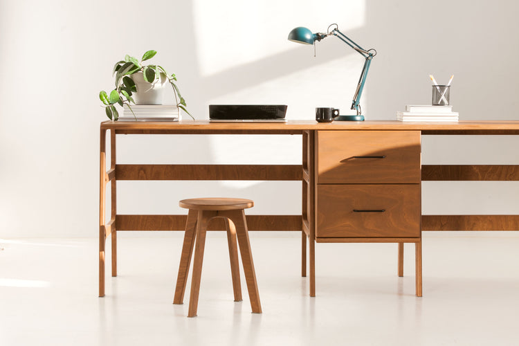 Desk with drawers