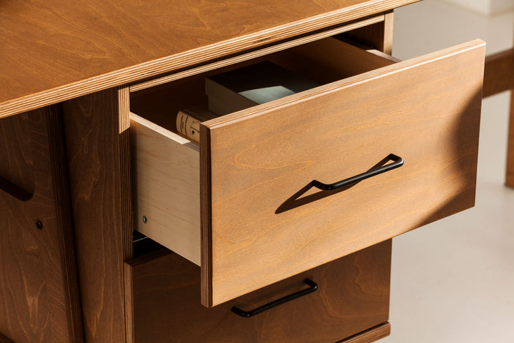 Desk with drawers