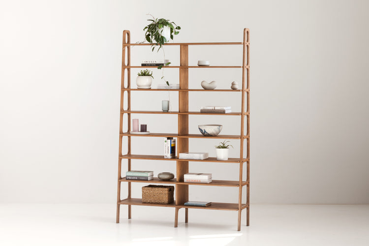 Bookcase Double Maxi Plus z 8 shelves
