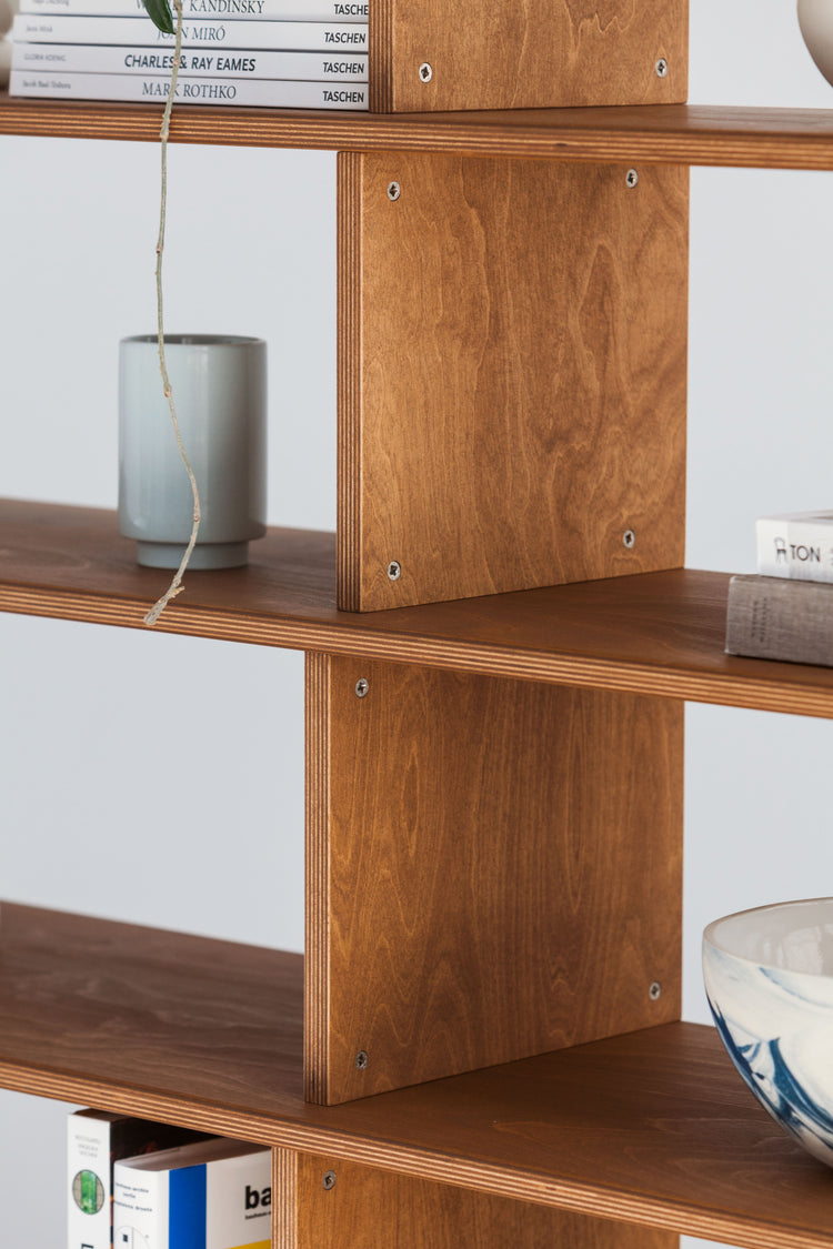 Bookcase Double Maxi Plus z 8 shelves