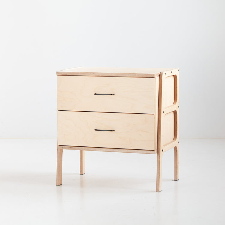 Bookcase Mini with drawers TRANSPARENT