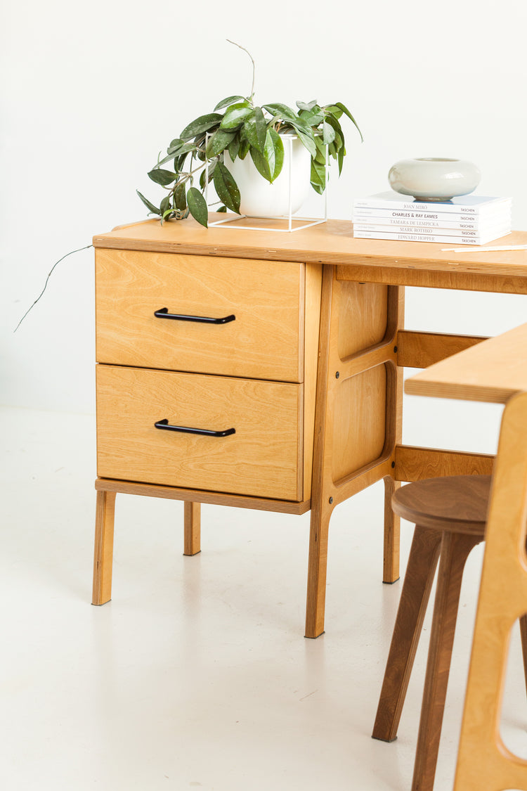 L-Shape Desk 13 with drawers