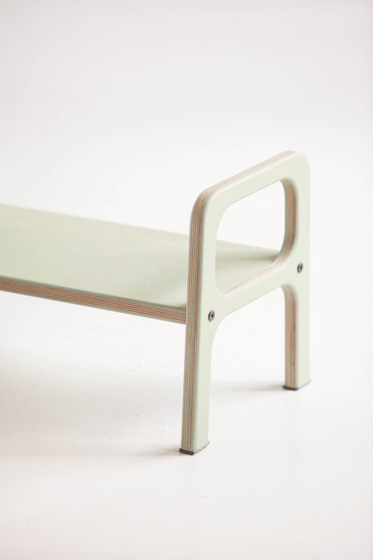 Bench for kids FROST GREEN