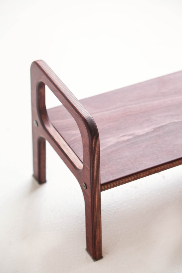 Bench for kids RUSTY BROWN