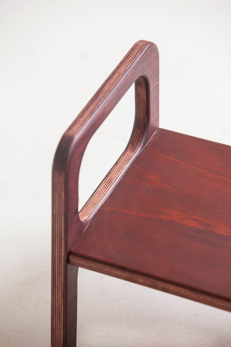 Bench for kids RUSTY BROWN