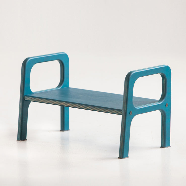 Bench for kids VELVET GREEN