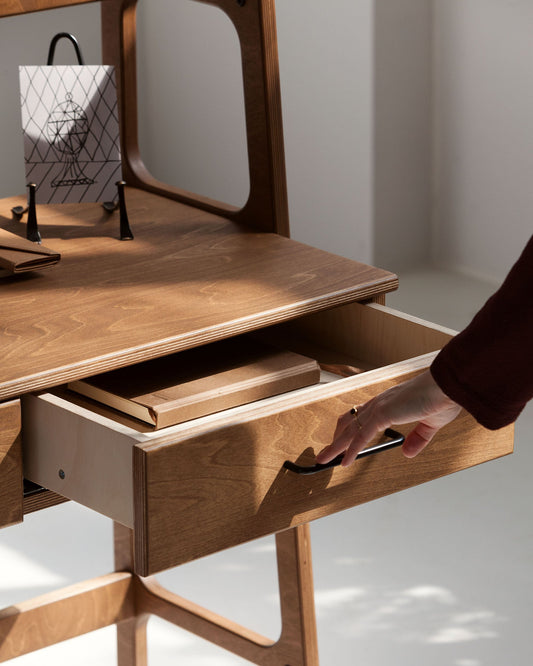 bookcase-desk-walnut-with-drawers-high-desk