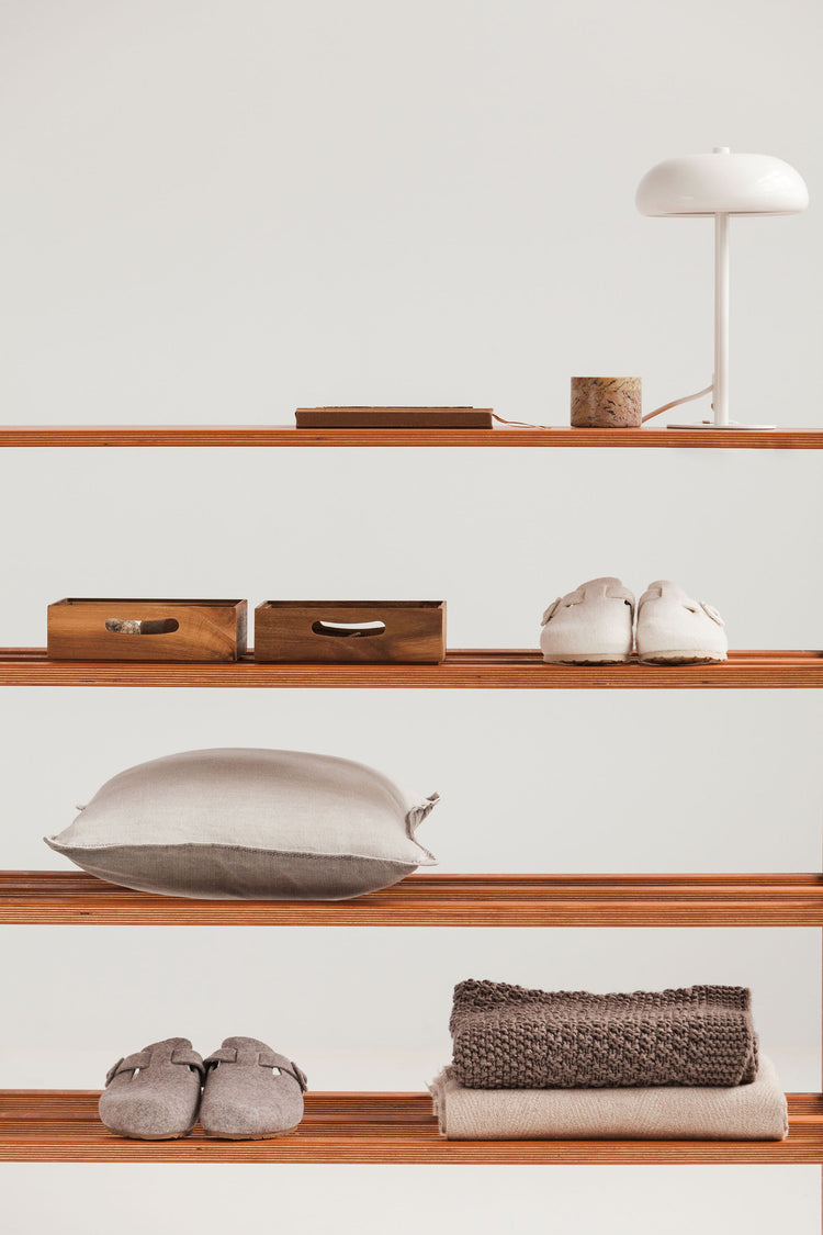 detail-of-teak-mid-century-shoe-bench-entryway-bench