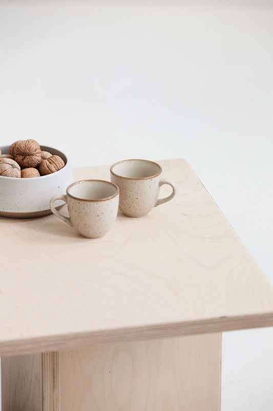 Minimalist Nordic side table Europe modern plywood design