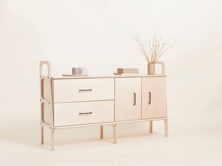 mid-century-modern-wooden-sideboard-with-drawers