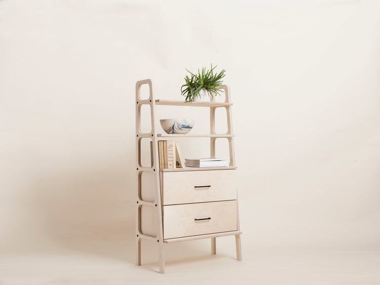 Bookcase Midi with drawers