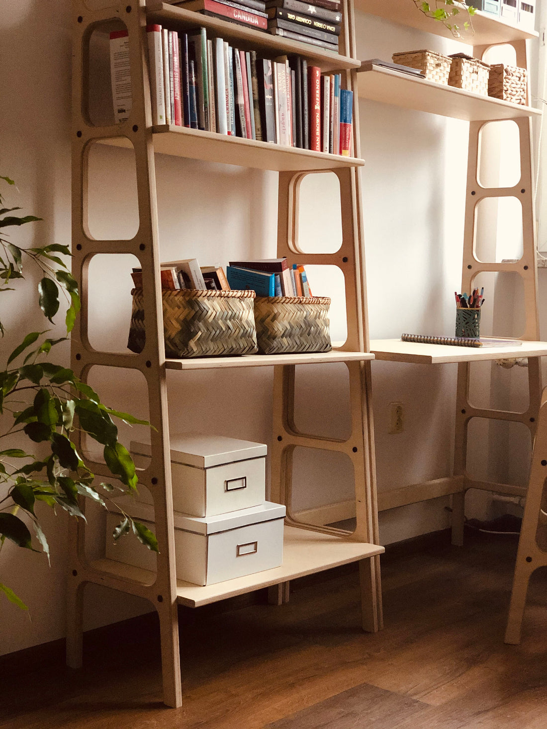 bookcase mid century modern