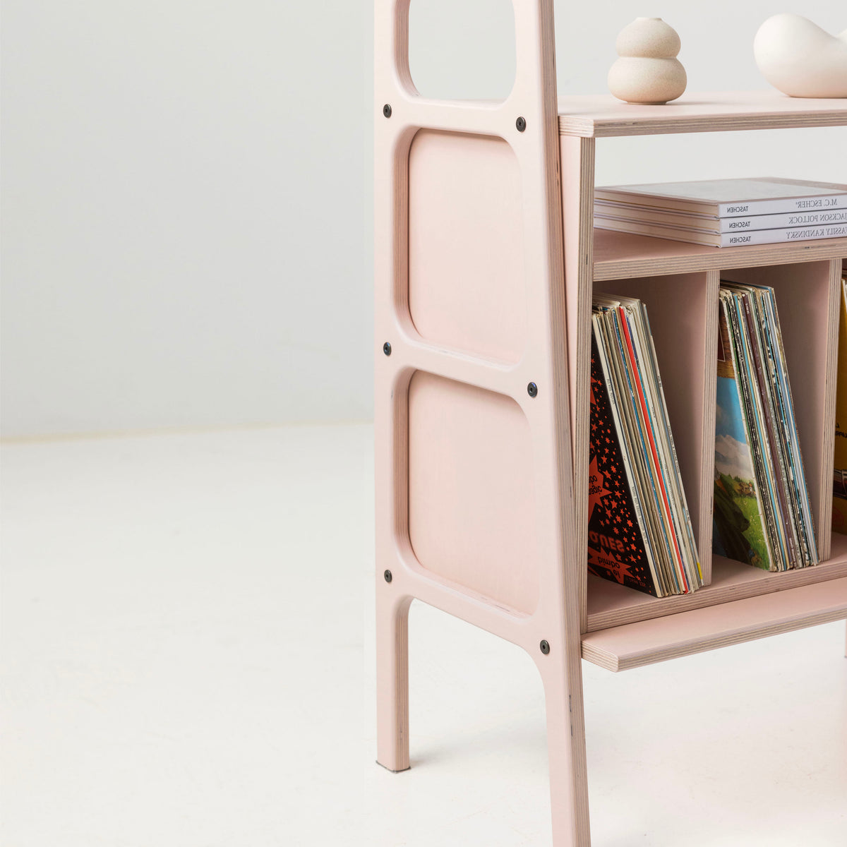 Vinyl Record Credenza · Three Vinyl Bays · 143 cm