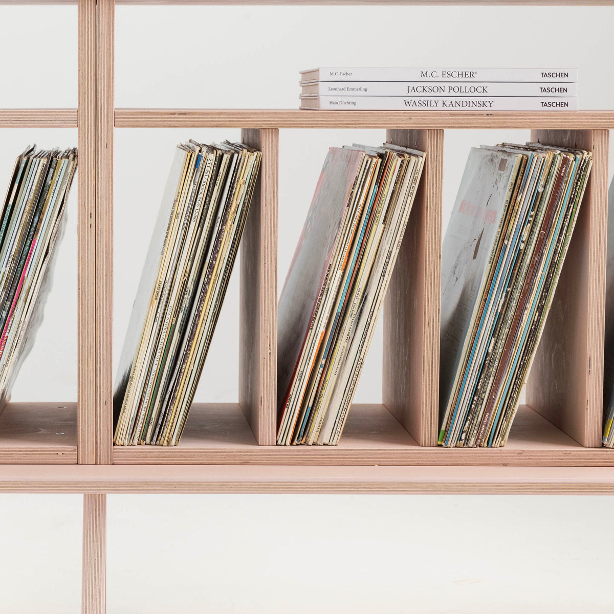 Vinyl Record Credenza · Three Vinyl Bays · 143 cm