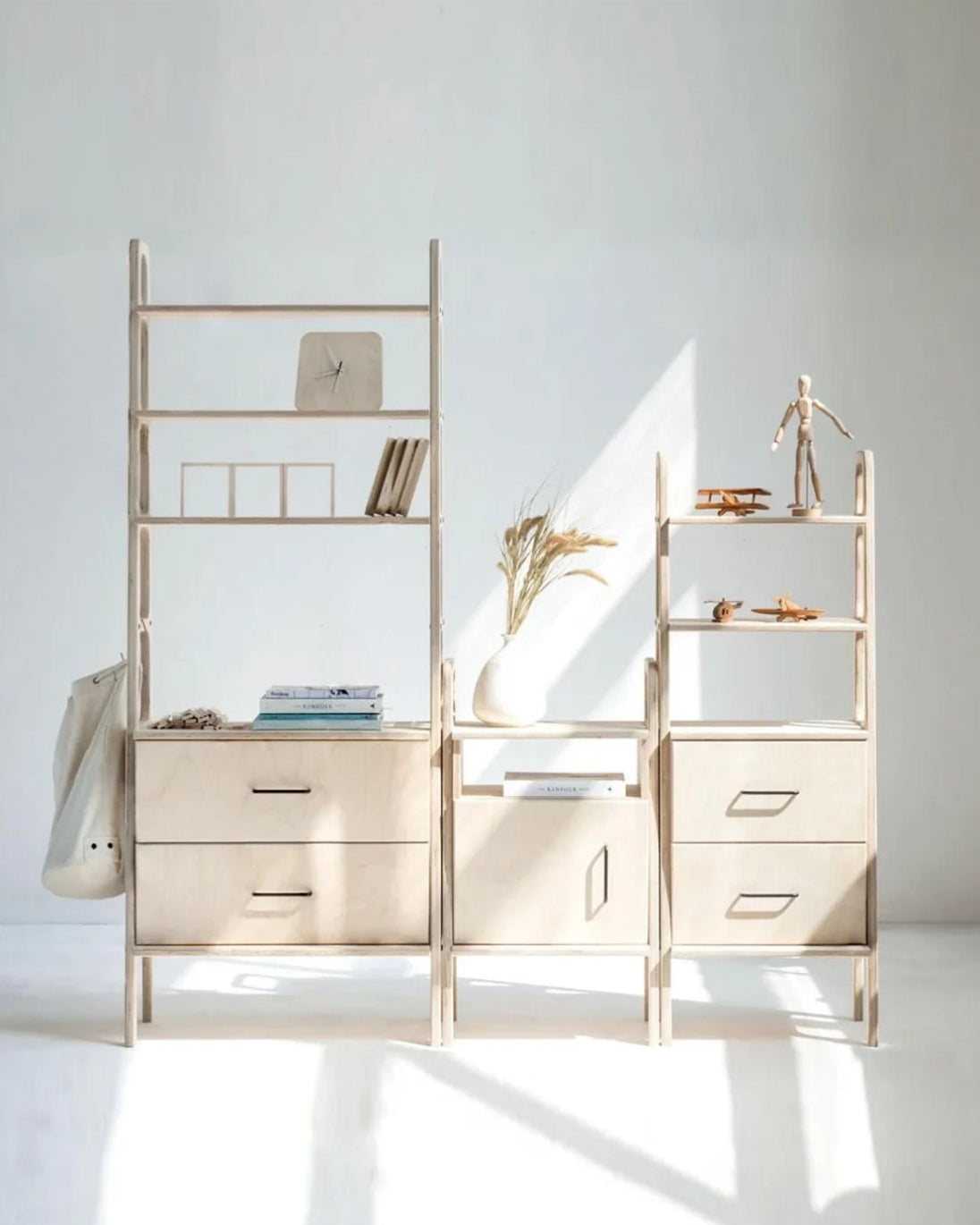 Parete soggiorno a gradini · Set XXV