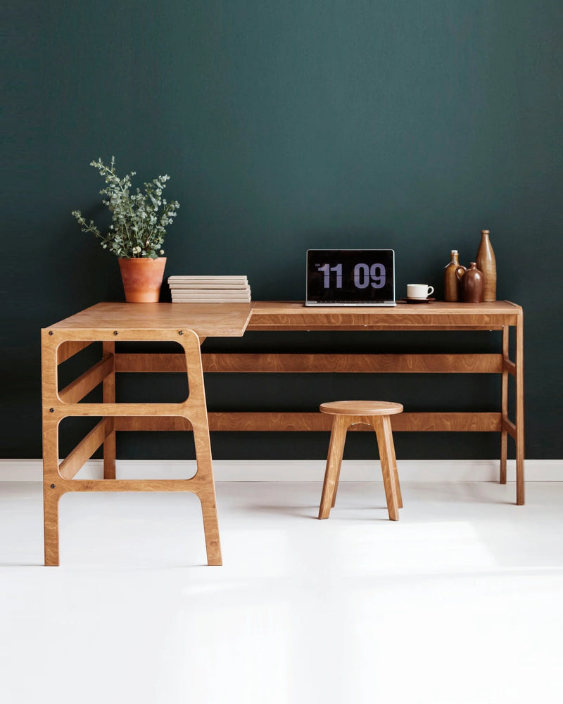 Mid-Century Bureau d'angle en L · 49/49