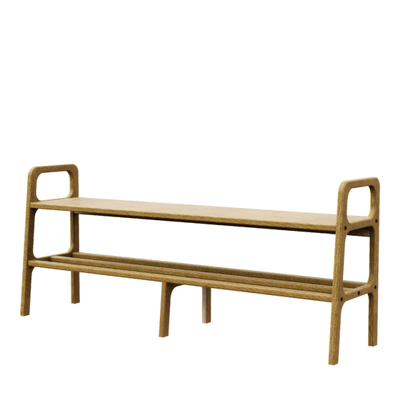bench-mid-century-wooden-minimalist-shoe-rack