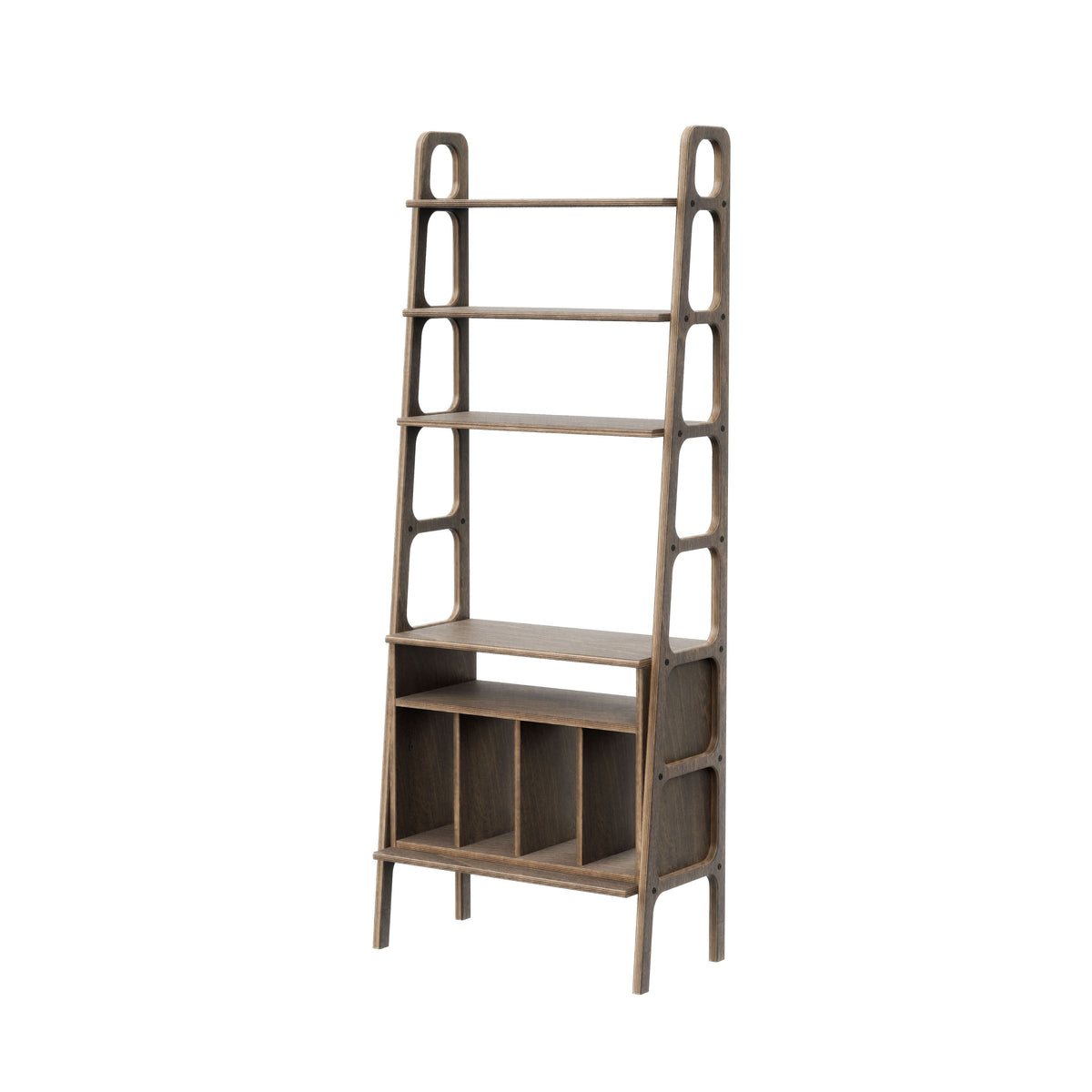 wooden-record-cabinet-minimalistic