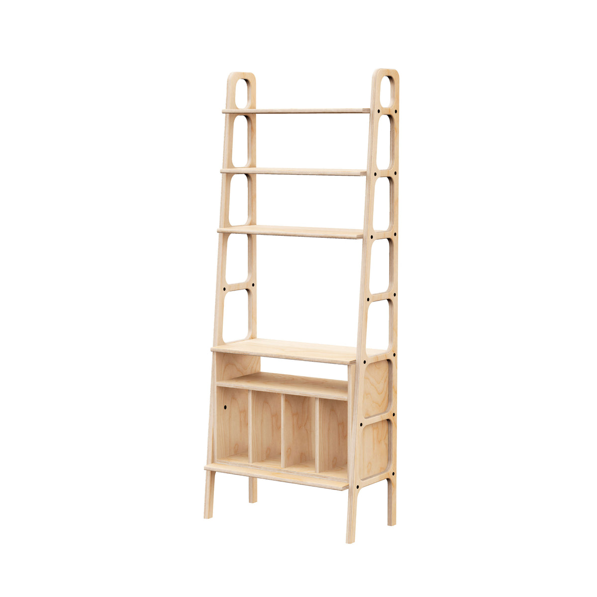 wooden-record-cabinet-minimalistic