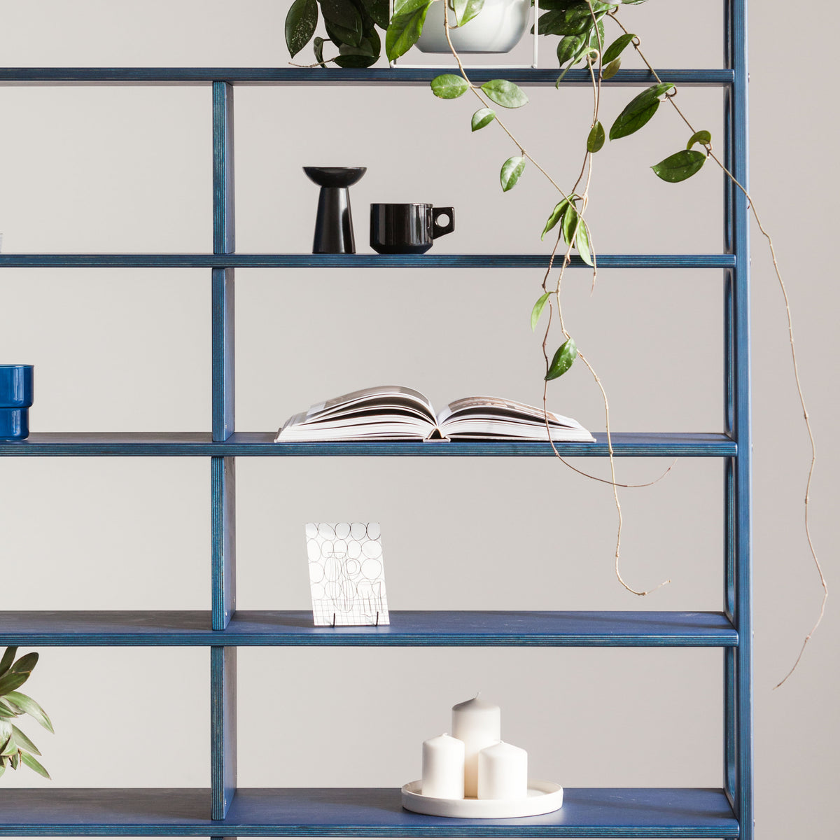 Bookcase Double Maxi Plus with 8 shelves