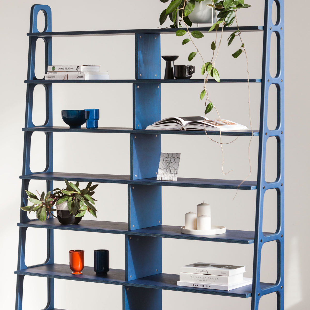 Bookcase Double Maxi Plus with 8 shelves
