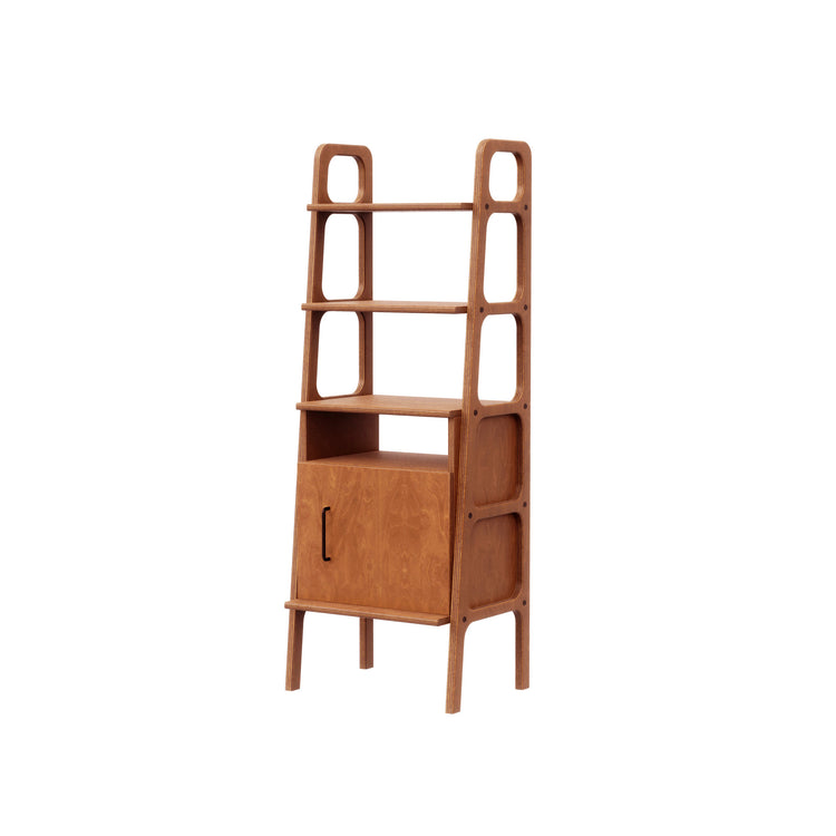 Bücherregal Midi mit offenem Schrank