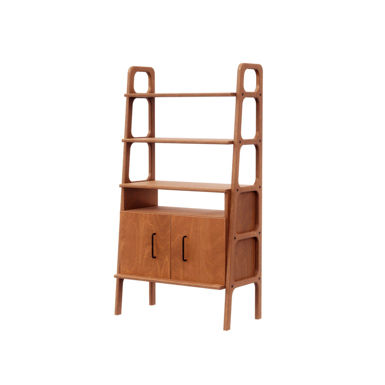 Bücherregal Midi mit offenem Schrank