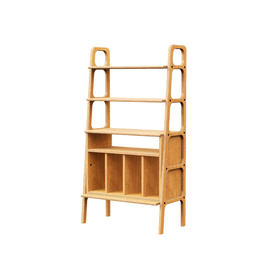 bookcase-moder-scandinavian-design-with-vinyl-shelf