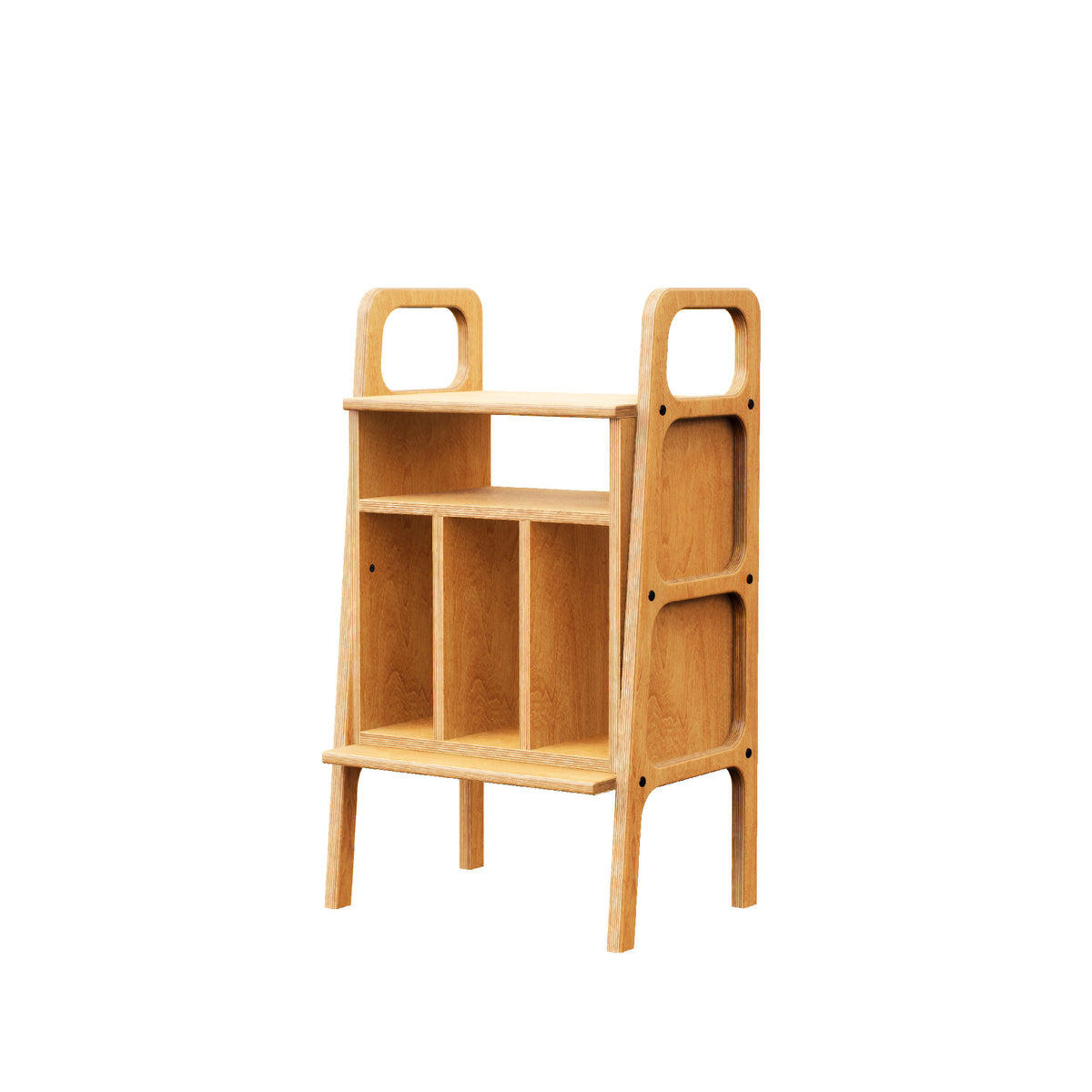 Mini Bookcase with vinyl · 90 cm