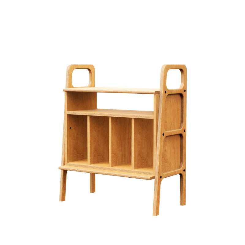 Mini Bookcase with vinyl · 90 cm