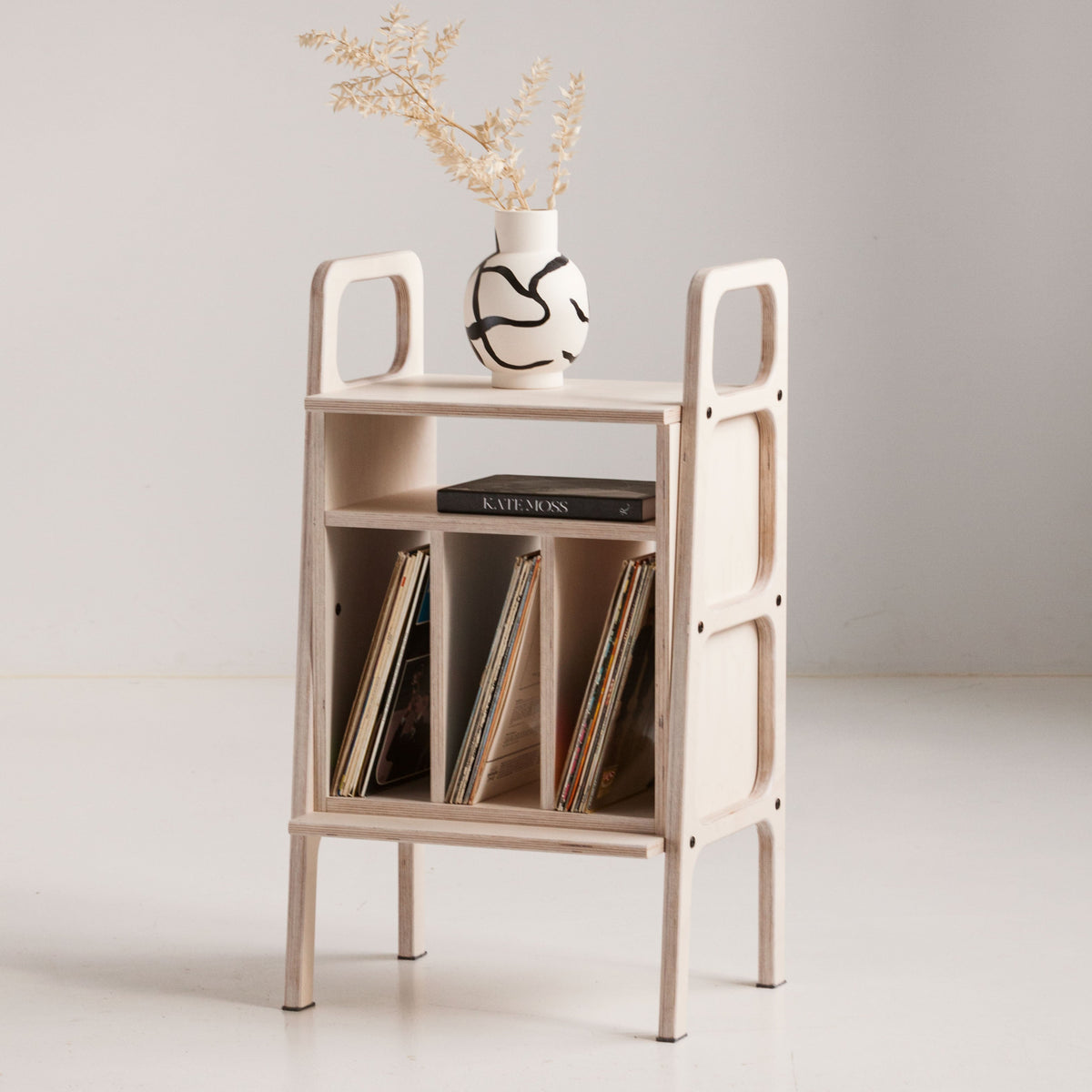 Mini Bookcase with vinyl · 90 cm