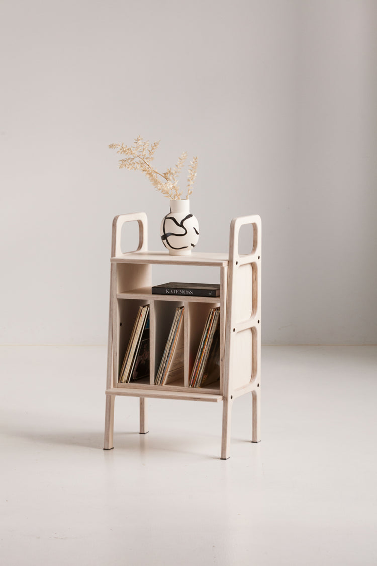 Bücherregal Mini mit Vinyl 