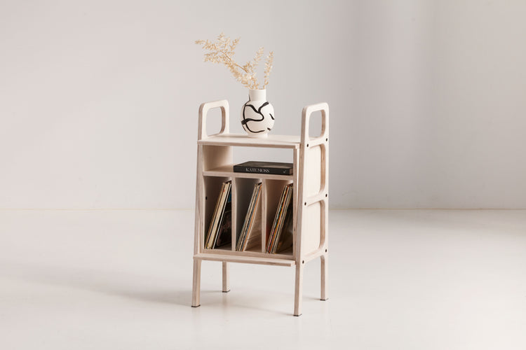 Bücherregal Mini mit Vinyl 