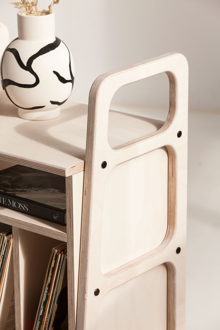 Bücherregal Mini mit Vinyl 