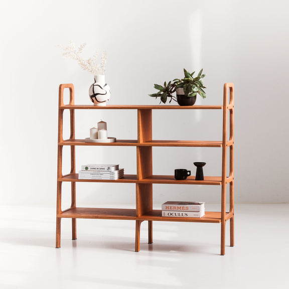 Midlite-Bücherregal: Aufbewahrung im Vintage-Stil mit Schubladen und Platz für Vinyl – Plywood Project
