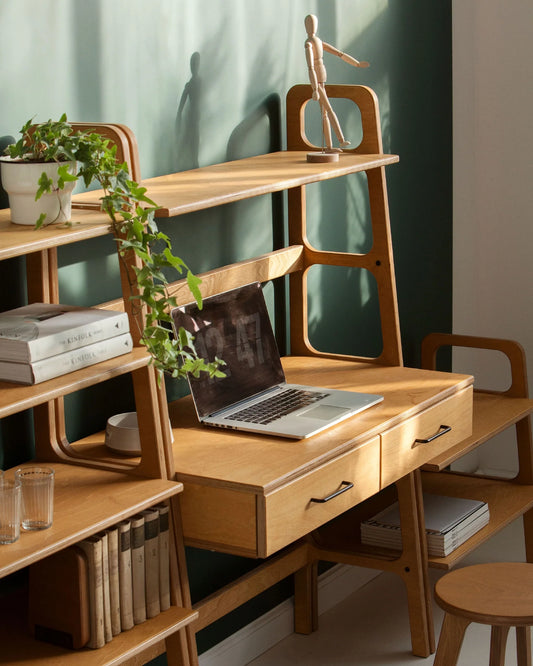 Compact Home Office Wall Unit · Set VIII