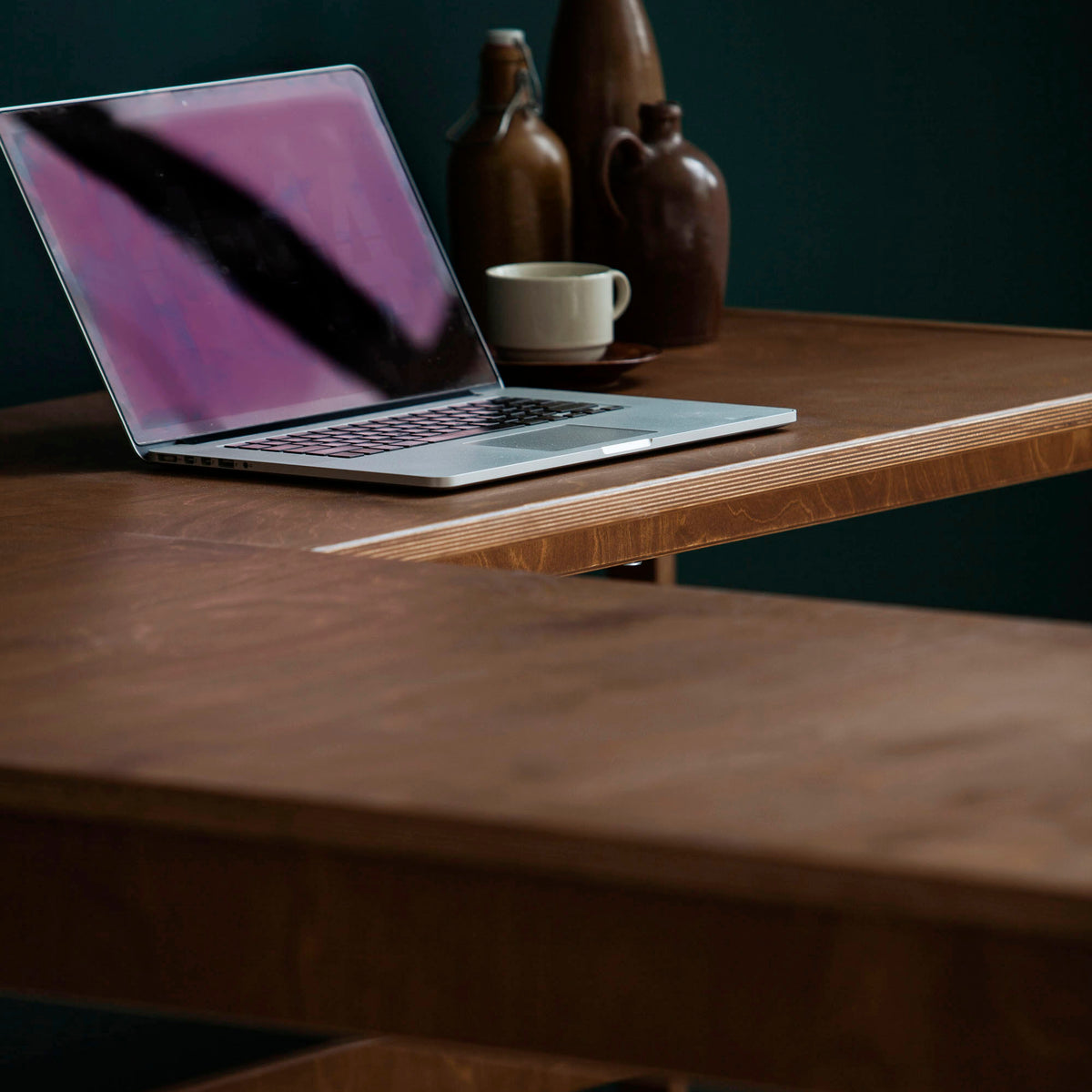 Corner-wooden-midcenutry-computer-desk