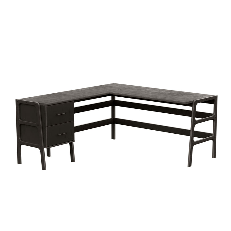 L-Shape Desk 13 with drawers
