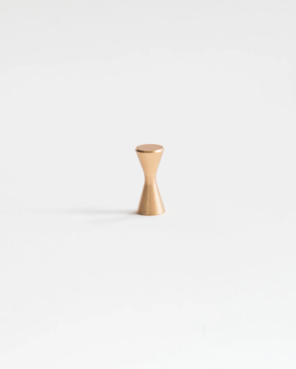 Diabolo brushed brass
