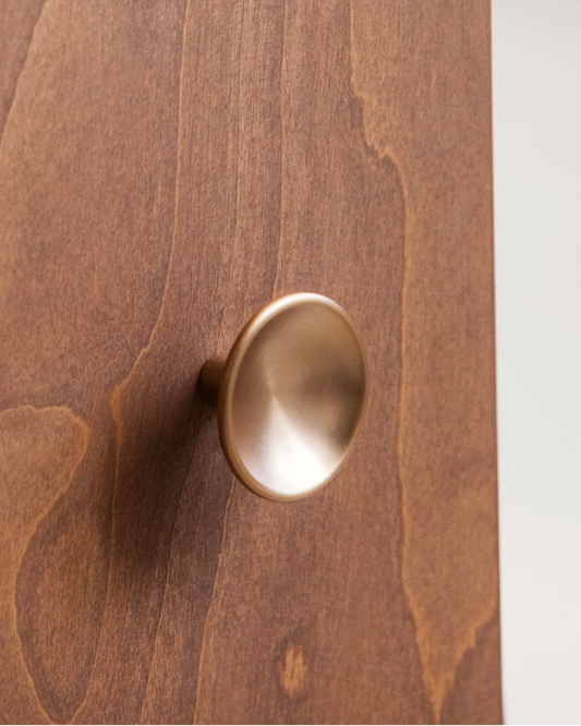 Disc brushed brass