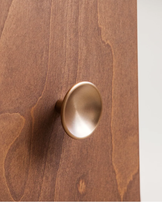 Disc brushed brass