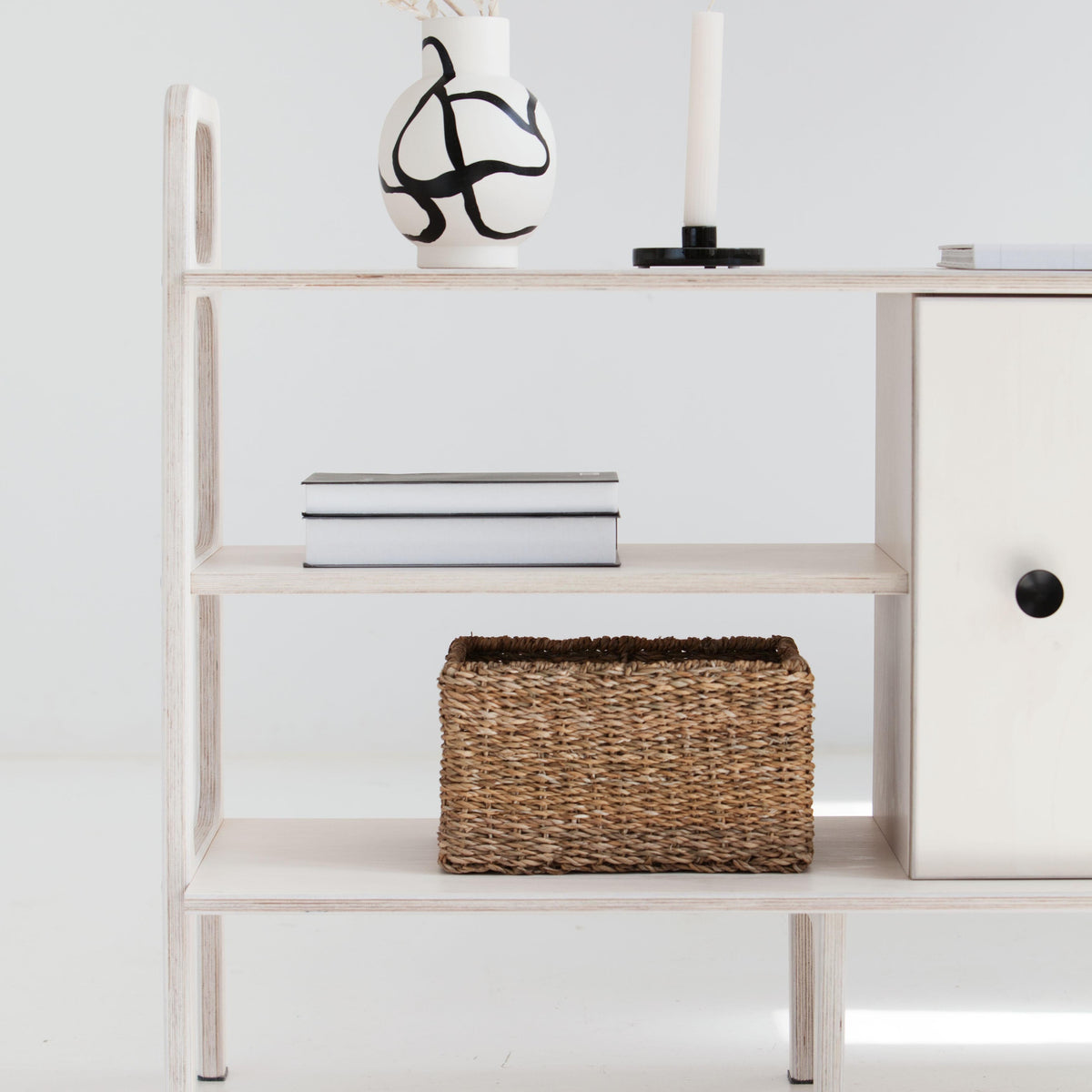 Sideboard 120 cm · Shelf + Cabinet