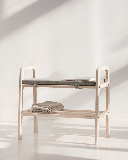 Bench with cushion