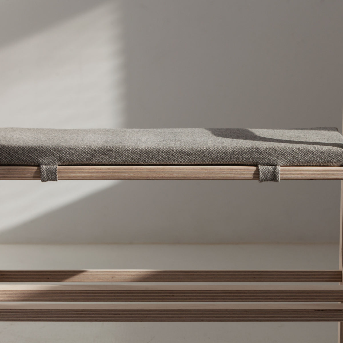 Bench with cushion