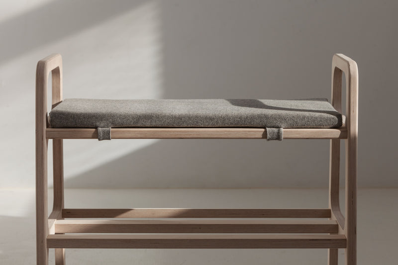Bench with cushion